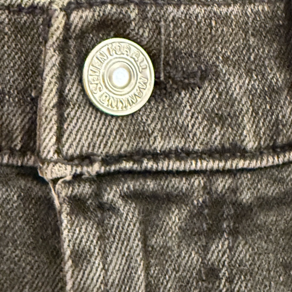 7 For All Mankind Mega Flare Faded Black Denim Jeans - Picture 4 of 9
